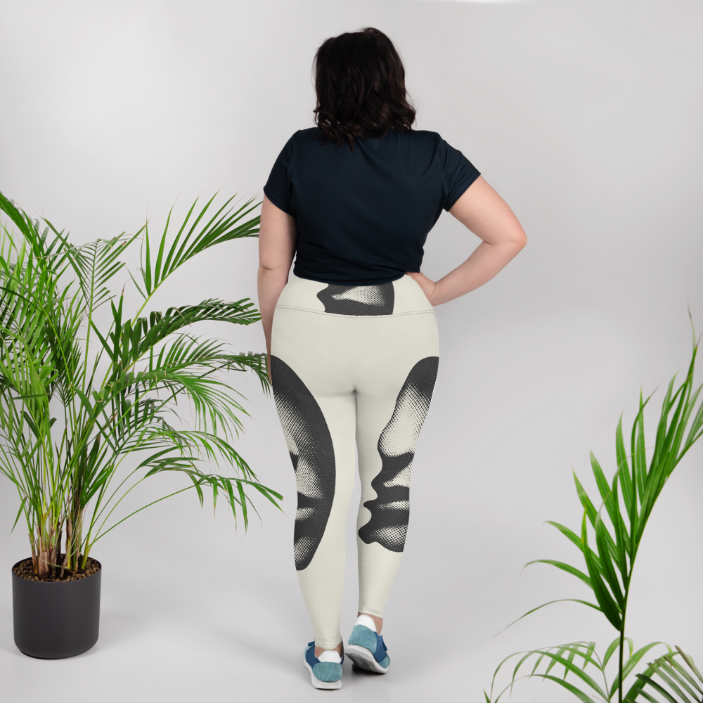 All-Over Print Plus Size Leggings