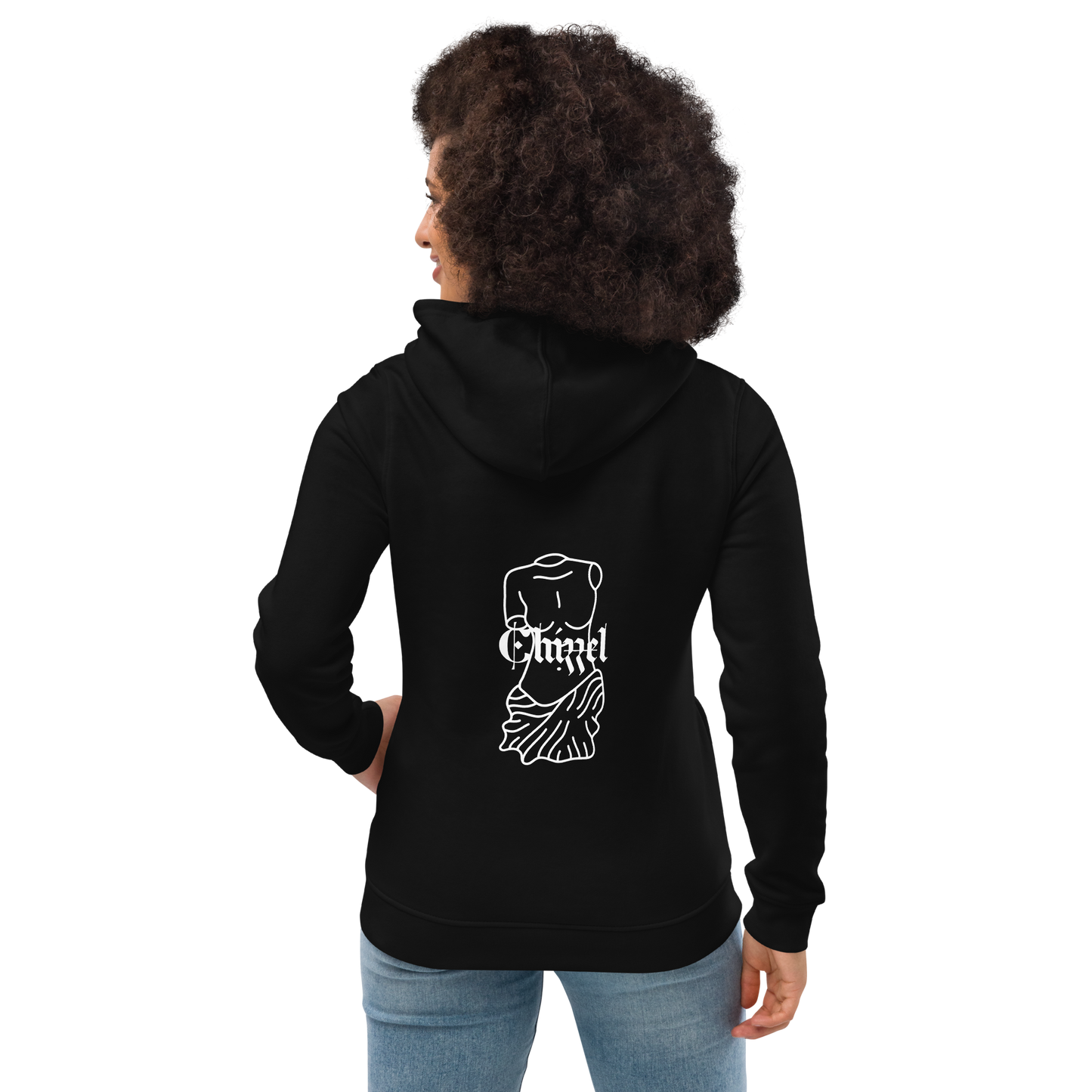 Women's eco fitted hoodie