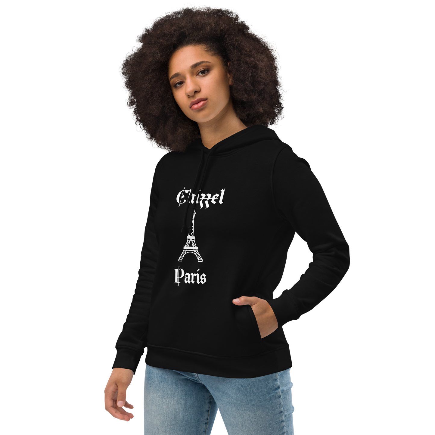 Women's eco fitted hoodie