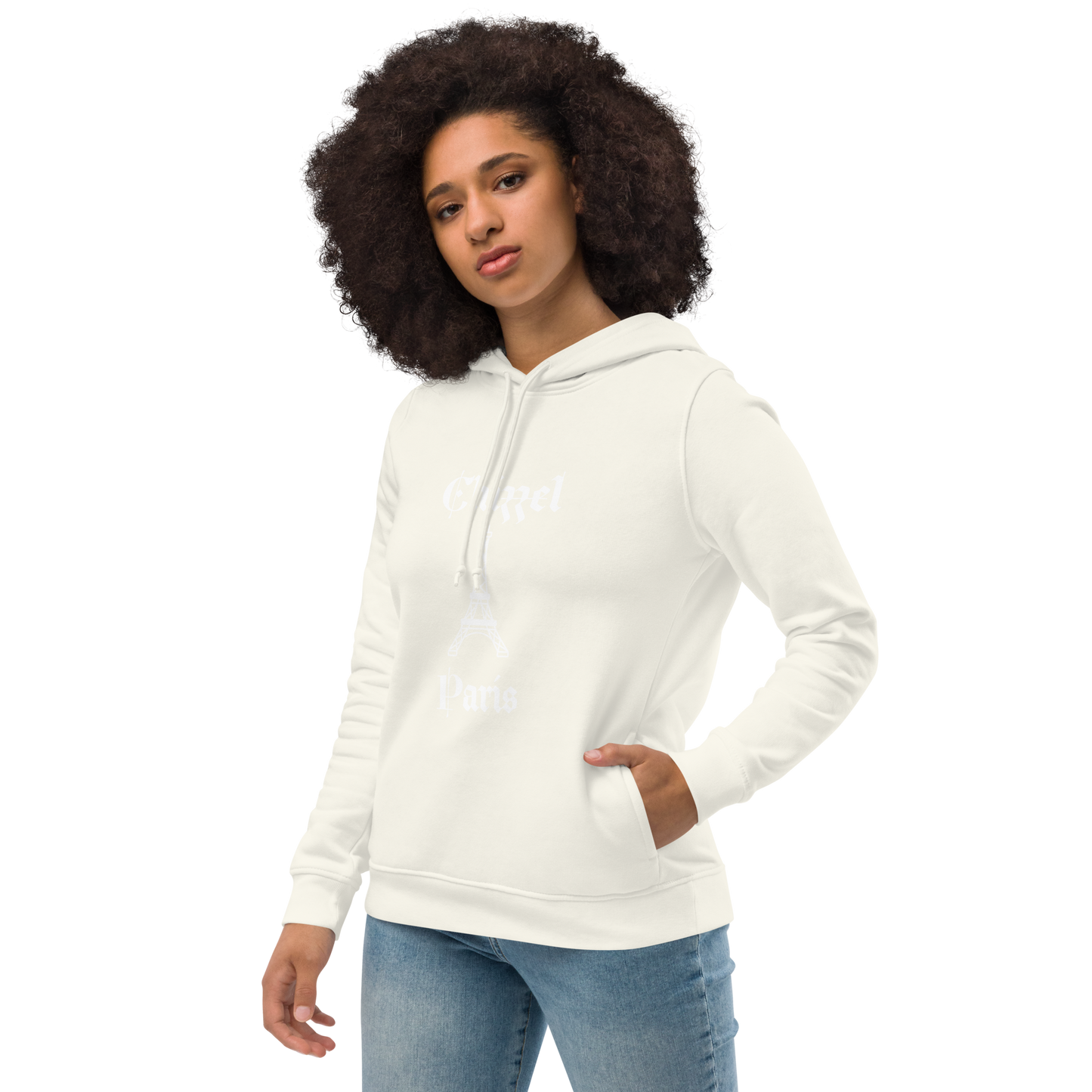 Women's eco fitted hoodie