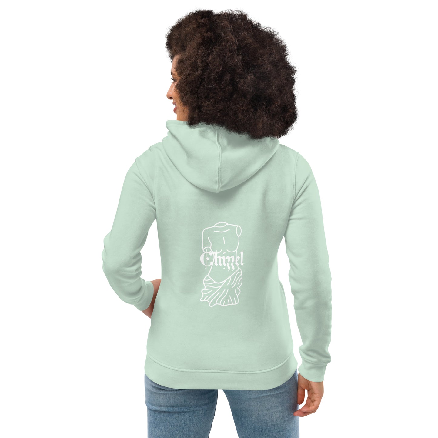 Women's eco fitted hoodie