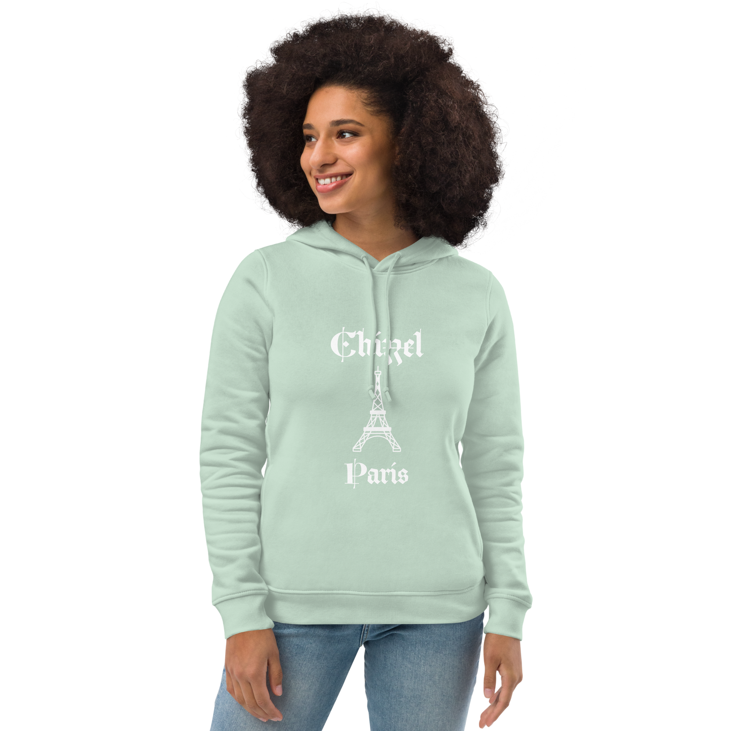 Women's eco fitted hoodie