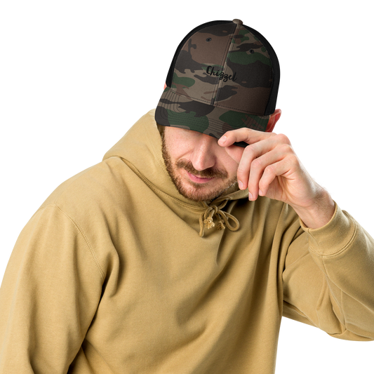 Camouflage trucker hat