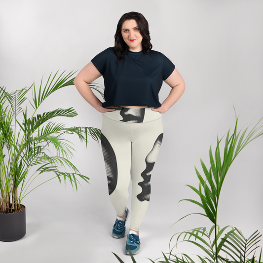 All-Over Print Plus Size Leggings