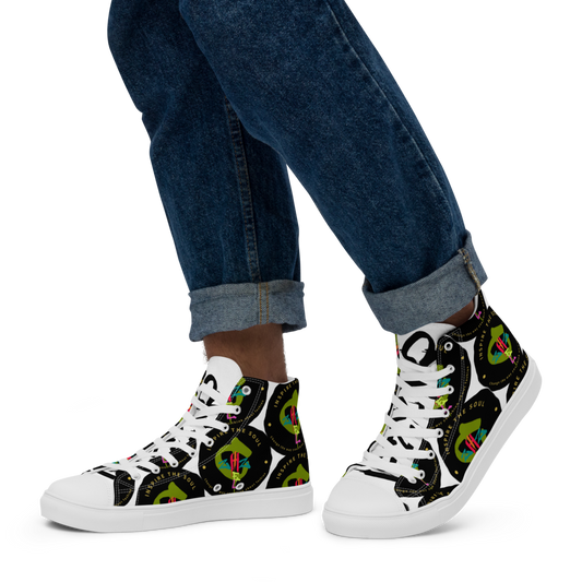 aChizzel High Top Canvas Shoes